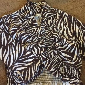 Animal print jacket